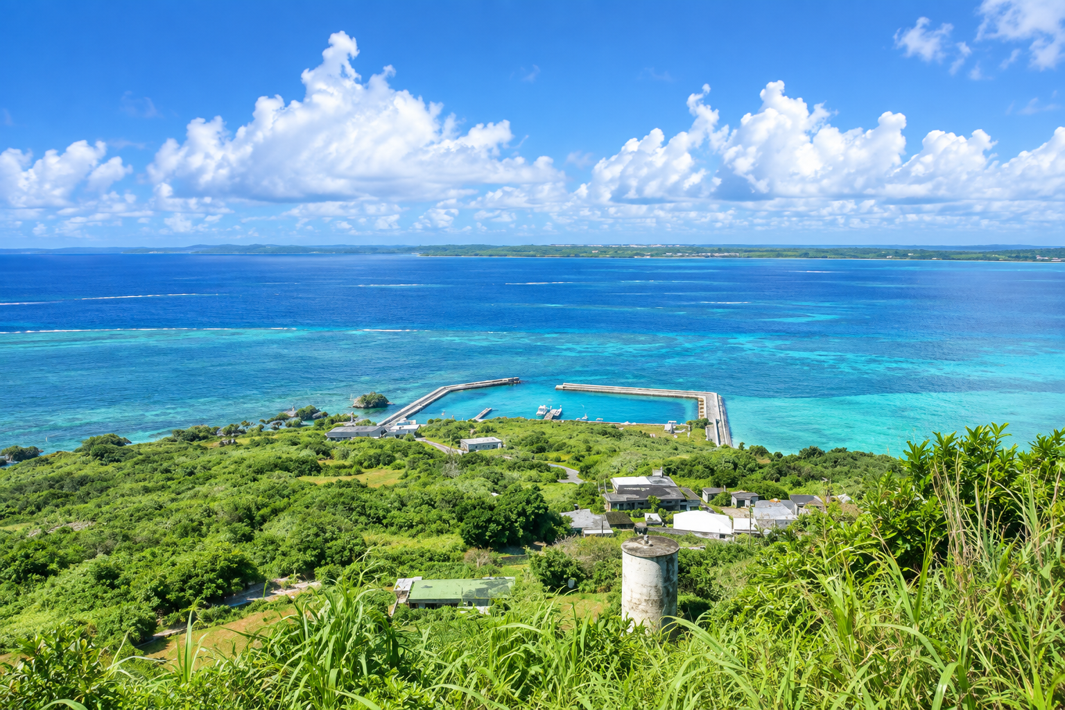 大神島遠見台からの景色